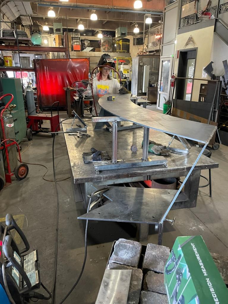 JXTA_ARTS's tweet photo. One thing about JXTA artists β they will keep blowing minds. π€― Check out this in-progress shot of a set of sculptural benches artists from our Enviro Lab are creating for the @GuthrieTheater. ππΎππΎππΎ
#EnvironmentalDesign #CreativeGeniuses https://t.co/wS0fGoPFgp