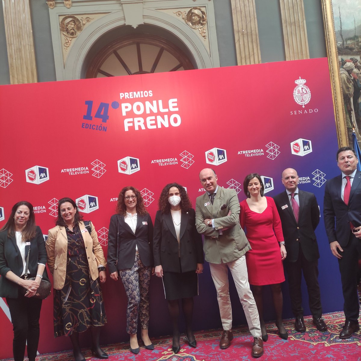 Premios #PonleFreno en el Senado <a href="/FundacionAXA/">Fundación AXA</a> @AXAExclusiv <a href="/J_Caballero5/">Javier Caballero</a> <a href="/OlgaSanchezR/">Olga Sánchez Rodríguez</a> <a href="/JosepAlfonso/">Josep Alfonso</a> <a href="/ampabelli/">AMPARO BELLIDO</a> <a href="/eclemd/">Pedro Navarro Garcia 🇲🇽🇵🇹🇪🇸</a> <a href="/Mar_Romero_/">Mar Romero</a>