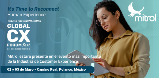 ¡Somos Patrocinadores!
El próximo 2 y 3 de mayo estaremos presentes el evento más importante de la Industria de Customer Experience en América Latina #GlobalCXForumfest <a href="/IMT_/">IMT</a>

#ViveLaExperienciaMitrol #ContactCenter #Softwarecontactcenter #Tech #CustomerExperience