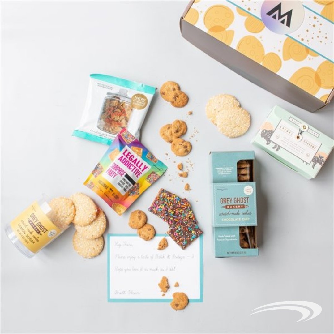 anypromo's tweet image. (Warning hot cookie puns ahead!!) To those that would never say never to a cookie, this goodie box is for you. This gift makes is a thoughtful gift that is sure to help keep the "dough" rolling in. Consider this as a closing gift for your sweetest clients. 
.
#cookie #cookiekit