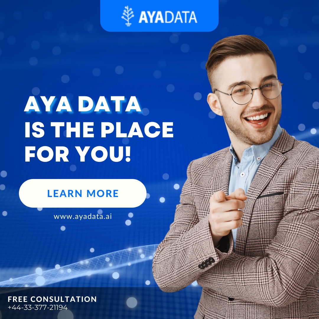 If you're looking to keep up with the latest artificial intelligence trends, Aya Data is the place for you. To know more about artificial intelligence and how it can boost your workflow, visit ayadata.ai or call us at +44-33-377-21194 and book your free consult...