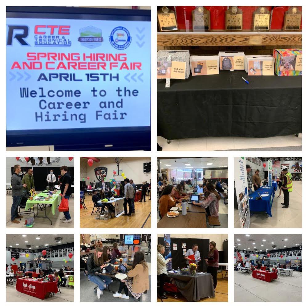 The RHS Spring Hiring and Career fair was a huge success! Thank you to the 51 business and industries that hosted! We had 60 RHS students attend the resume workshop and career fair! #RFTB