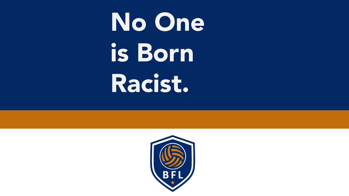 MurrayTerriers's tweet photo. No One is Born Racist.
The #BFL has always supported #antiracism within #football β½οΈ
We have always welcomed all races and nationalities to our member clubs throughout the years π€
#NoOneIsBornRacist #BFL https://t.co/xlEBWWD9GE