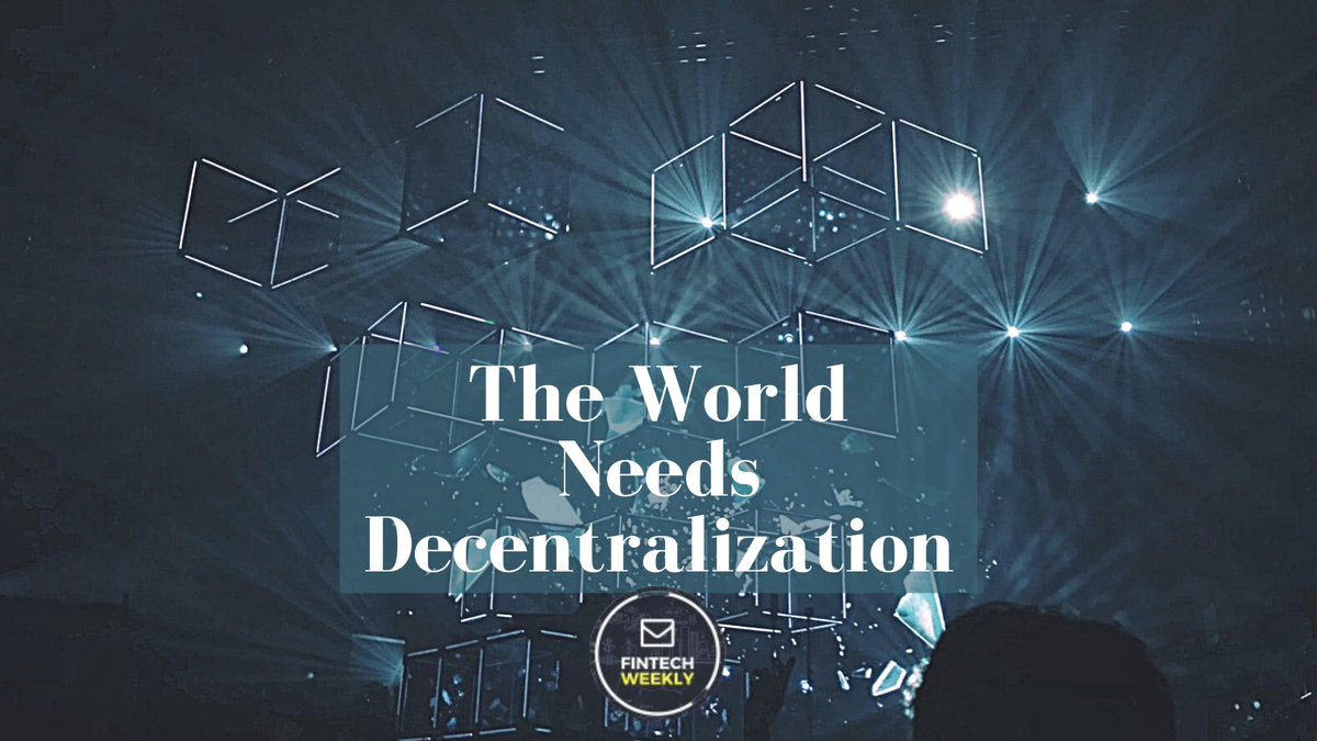 fintech_weekly's tweet photo. The World Needs Decentralization – #newsletter
https://t.co/GdlNB4ICBb
Top story @RTRcrypto
Feat. @FintechInsiders @rshevlin @LoisParshley @hfxpagemaster @Finextra @MarketWatch @francisbignell @RolandsMesters @braindrainomar
#fintechnews #defi @stratorob https://t.co/giJJBTOqPc