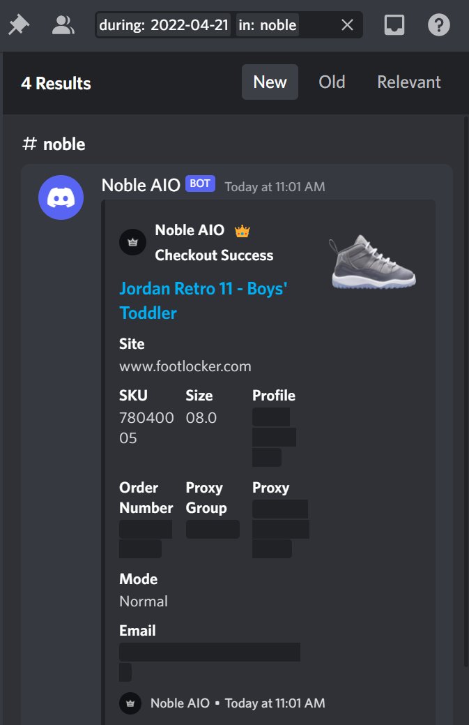 TopGross ACO (@snkr_av) on Twitter photo <a href="/Noble_AIO/">Noble AIO</a> keeping the kids fitted right. Restocks never miss.
BMS: <a href="/PettiProxies/">PettiProxies</a>
P: <a href="/PettiProxies/">PettiProxies</a> Alpha ISP
Proxy Sponsor: <a href="/ZetaProxies/">Zeta</a> ISP
CG: <a href="/polarchefs/">Polar Chefs</a>
ACO: <a href="/batcaveaco/">Bat Cave ACO</a> <a href="/Noble_AIO/">Noble AIO</a> keeping the kids fitted right. Restocks never miss.
BMS: <a href="/PettiProxies/">PettiProxies</a>
P: <a href="/PettiProxies/">PettiProxies</a> Alpha ISP
Proxy Sponsor: <a href="/ZetaProxies/">Zeta</a> ISP
CG: <a href="/polarchefs/">Polar Chefs</a>
ACO: <a href="/batcaveaco/">Bat Cave ACO</a>