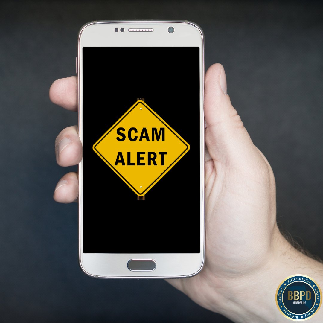 New phone scam to be aware of...man calls and says he is @bbpd officer, gives fake ID number and case number and then asks for your Social Security number. This is a #scam. We will never call and ask for your SSN over the phone. More: bbpd.org/scam-alert-421…