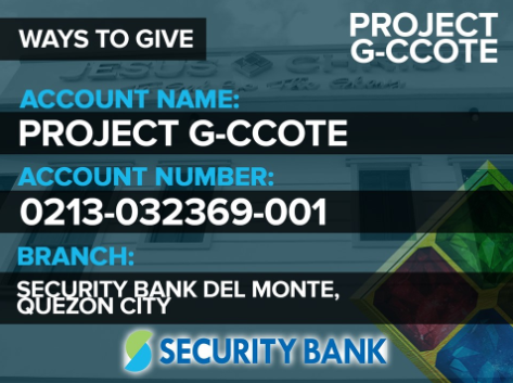 Supporting #PROJECTGCCOTE 🙏

<a href="/JCTGBTGMain/">Jesus Christ To God Be The Glory Church Int'l</a>