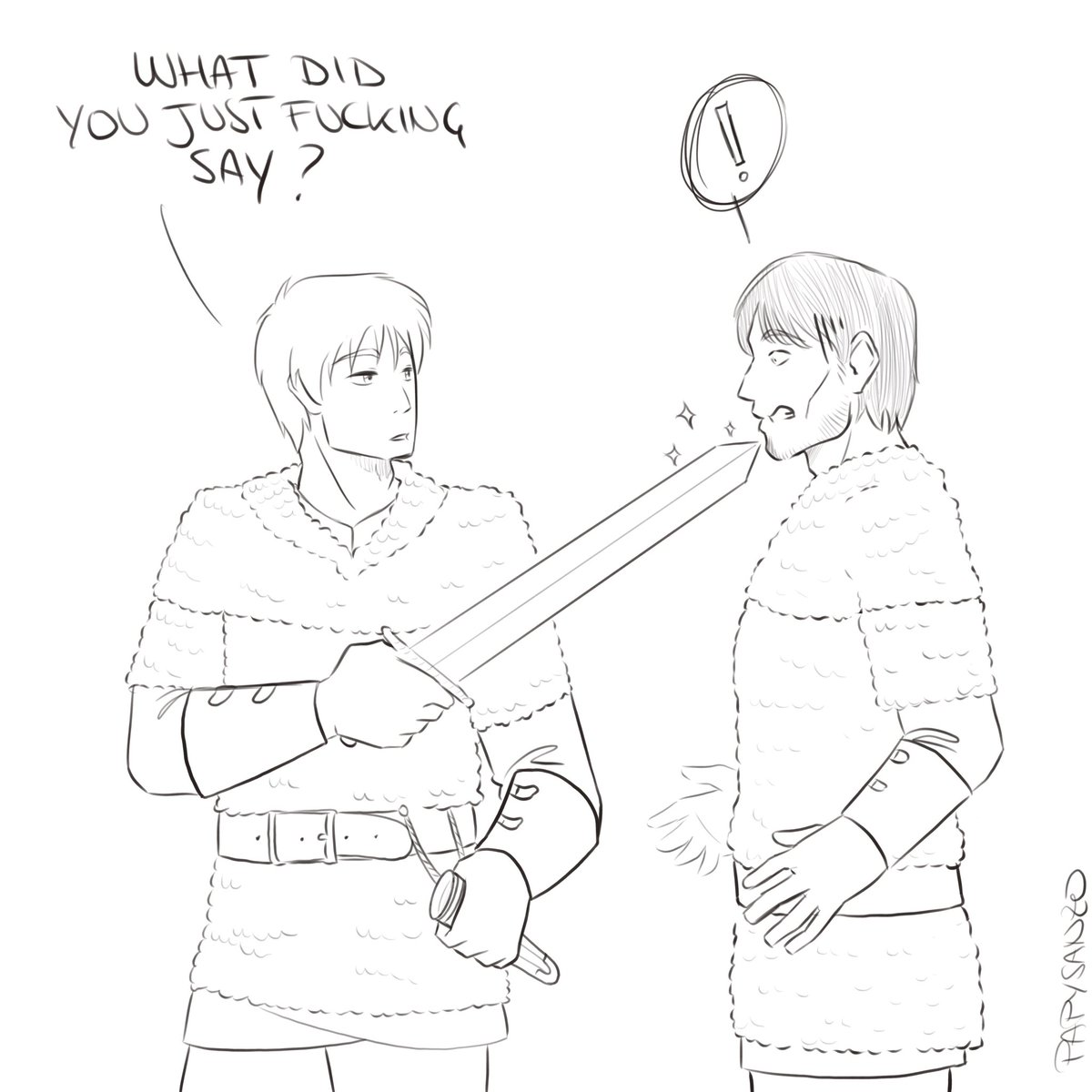 PapySanzo's tweet photo. #merthur #merlin #merlinemrys #arthurpendragon #knightsofcamelot #knightsoftheroundtable https://t.co/eeOlWwBz45