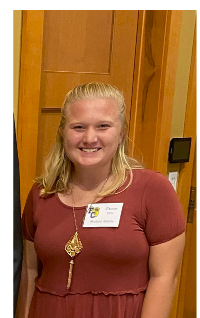Our second senior is Grace Otte. Grace is an accounting major with a business minor. After graduation she will be studying for the CPA exam and starting her job at Blue and Company in the tax department. Her favorite memory is volunteering every year for the CPA Day of Service.