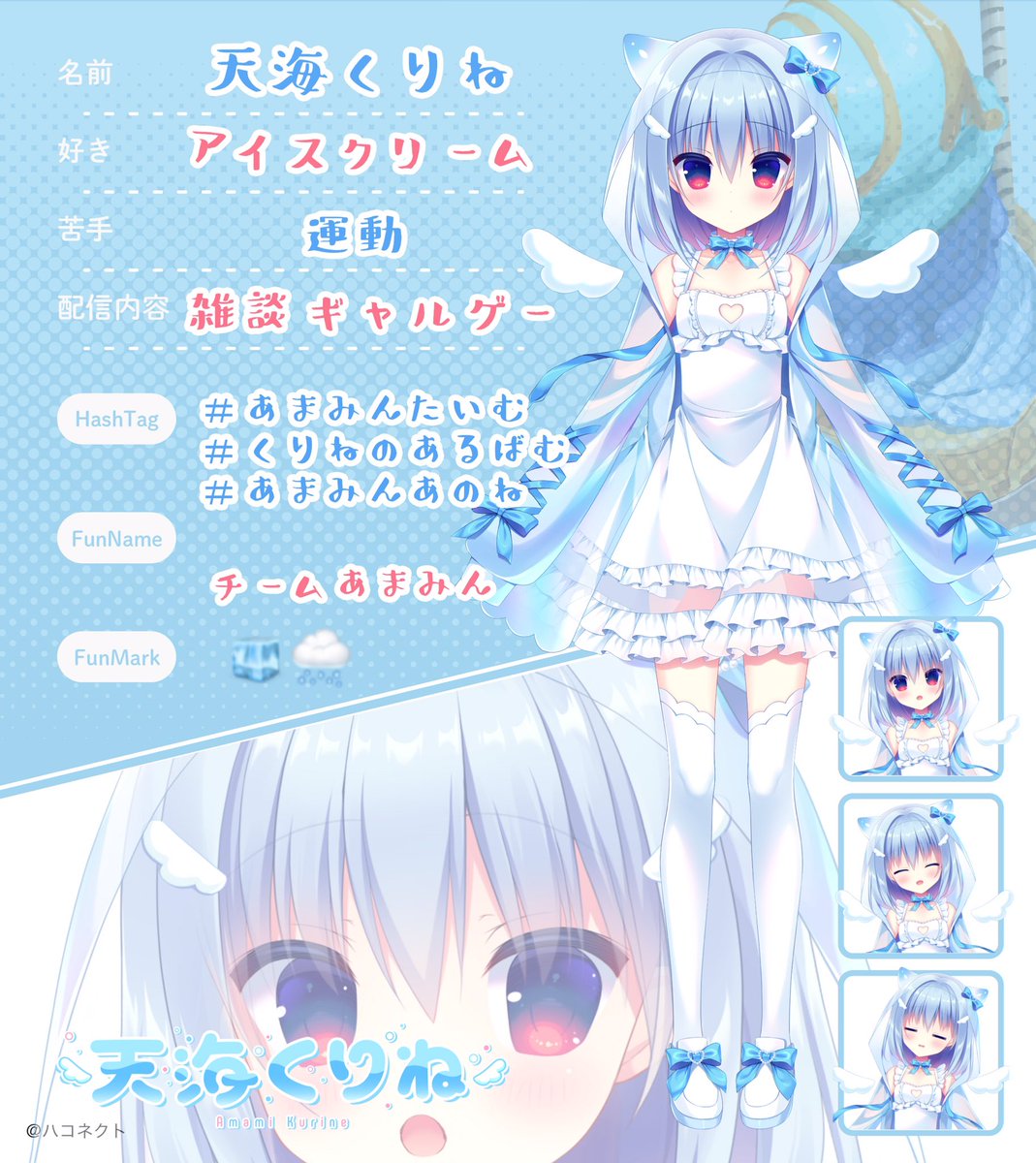 自己紹介カードを作りました🧊 これからも最強にかわいい天海のこと ...