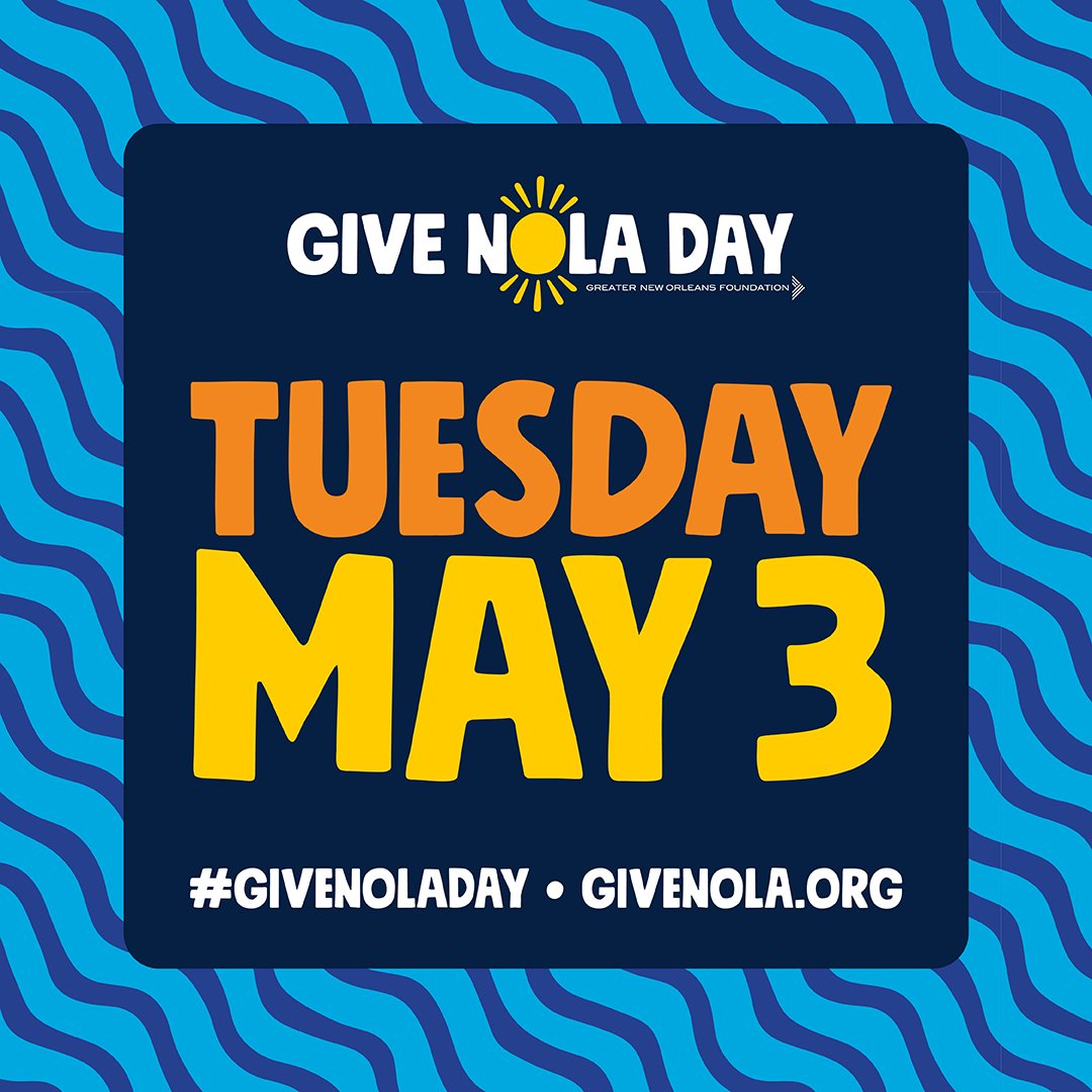 hnjschool's tweet photo. Give NOLA Day is May 3, but early giving is now open! Thank you for supporting Holy Name of Jesus School!

Give here:
https://t.co/pLgyt7YUlv https://t.co/FFvttTJAxp