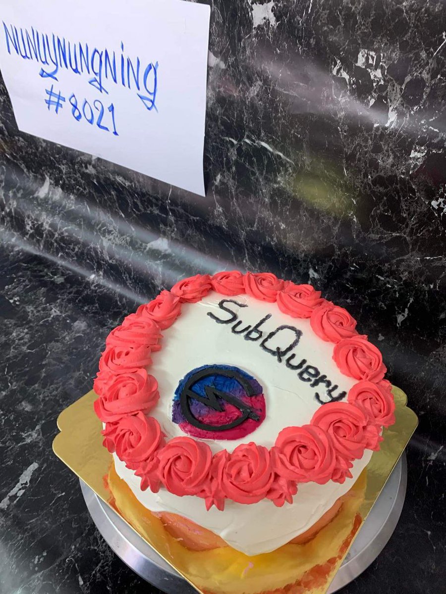 NuNoyDeFi's tweet image. My cake 2 colors 2 designs for subquery ☺️
@SubQueryNetwork🎂 
@PThanate
@RoongPok
@mynamelily

#web3 #SubqueryFood #SubqueryApril #SubqueryHandmade