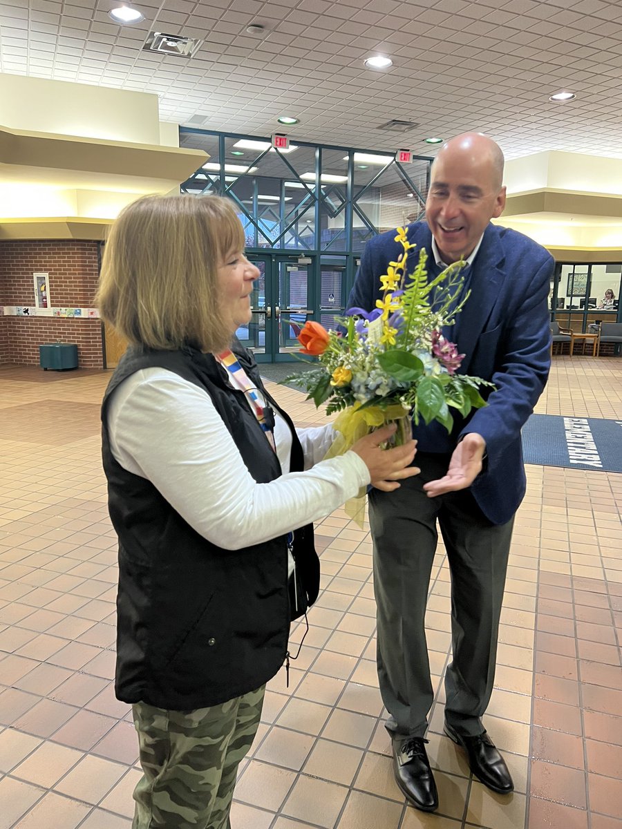 Congratulations to our staff of the year! Miss Green is our Teacher of the Year! Mrs. Jacoby is our Support Staff of the year!!