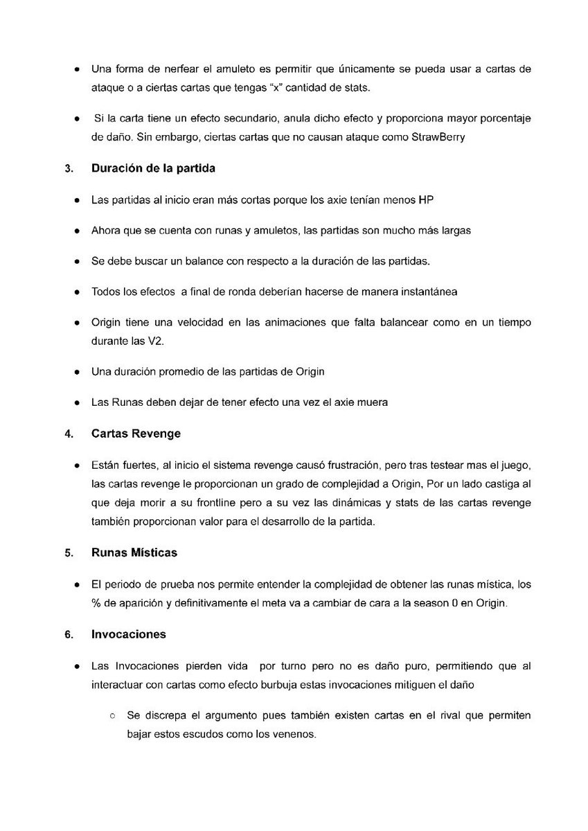 OsitoLimaX's tweet photo. El resumen de los puntos más importantes del Espacio de ayer sobre: Builds Rotos y Balanceo Origin junto a @Rojankhzxr @enefetero @Sarraf_axie @ElPirataGG y la comunidad 🤝

La traducción en inglés será enviada a @SkyMavisHQ ✅

Documento completo:
https://t.co/J9obauH3Gc https://t.co/4Z5e4SPZ0Y