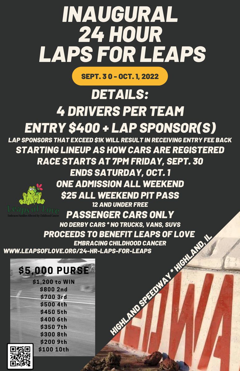 leapsoflove's tweet photo. NEW Fundraiser Racing Forward for LOL https://t.co/kHJMz52Sqt https://t.co/NzGFYBb63V