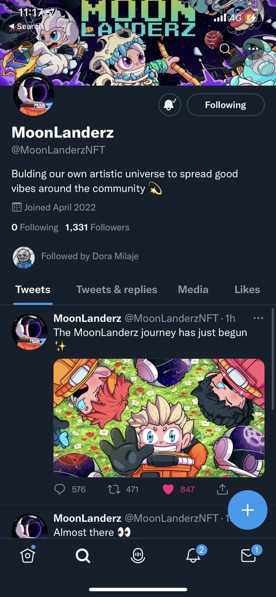 NShufrin's tweet photo. @MoonLanderzNFT Let the journey begin! https://t.co/AVhK5JbEVM