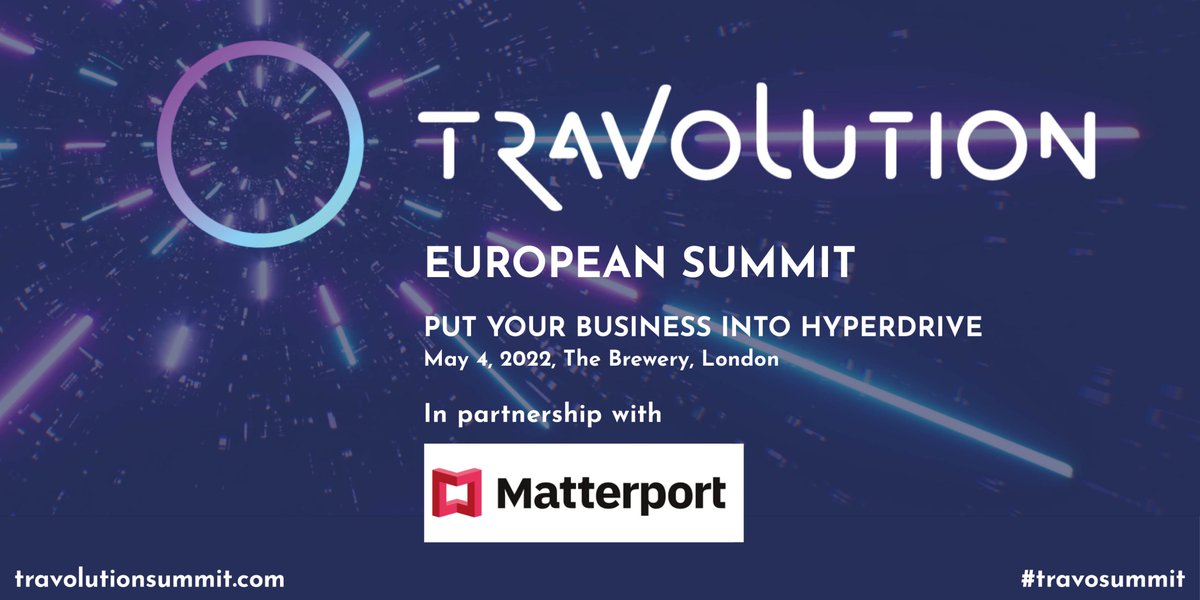 travolution's tweet photo. Matterport is looking forward to meeting you at the Travolution European Summit in London on May 4.

Register to attend for free by creating your delegate profile here: https://t.co/a4Ps1rEQFD

@travolution #travosummit #hyperdrivemode https://t.co/YJDHnZbExI