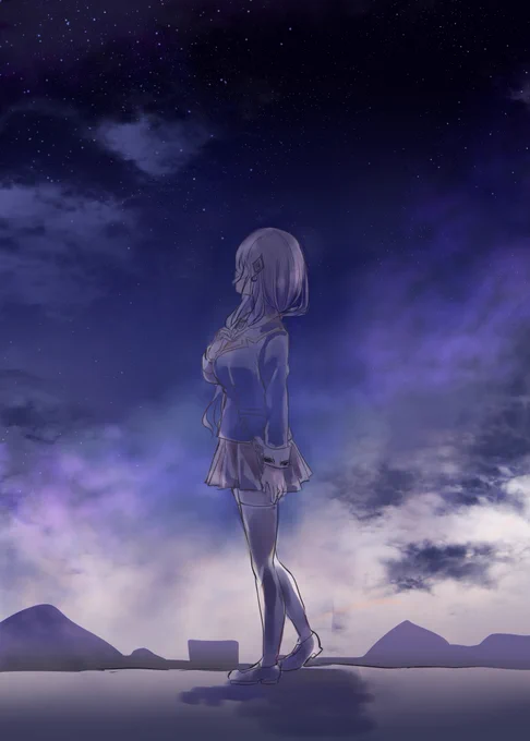 月の見えない夜 #hvbnFA 