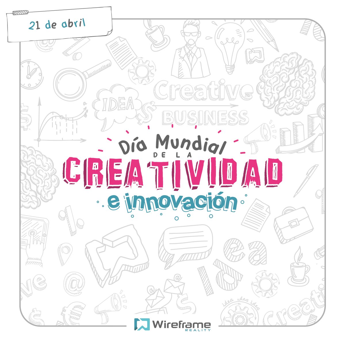 wireframe_ec's tweet photo. Our creativity always leads us to new ideas and our innovation to apply them. / Nuestra creatividad siempre nos permite tener nuevas ideas y nuestra innovación nos permite realizarlas.

#creativityday #innovationday #creativityandinnovation #Wireframereality #diadelacreatividad https://t.co/bWbL2OilMA