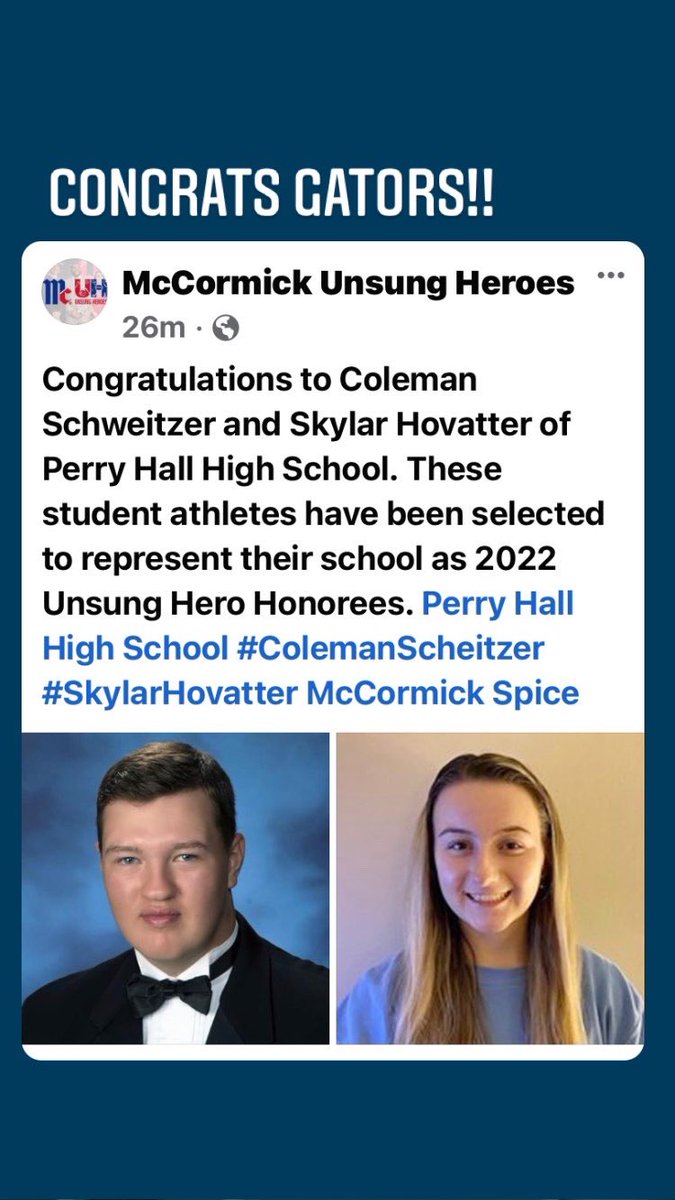 Perry Hall HS Boosters tweet media