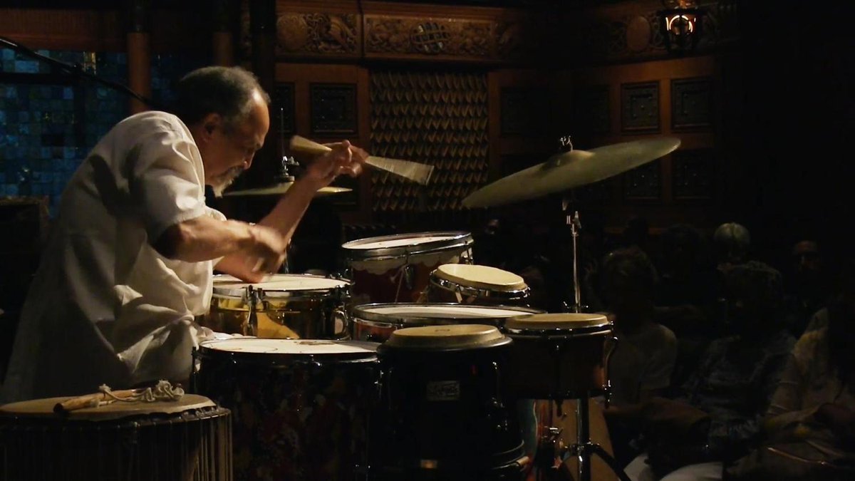 aeonmag's tweet photo. Excerpts from Jake Meginsky’s cinematic ode to avant-garde jazz pioneer Milford Graves will be shown at the Sophia Club London event on April 26. To discover all that the Sophia Club has to offer, visit https://t.co/66lpkZofzn
#fullmantis #music #philosophy #jazz #interoception https://t.co/uYhbC54BWi