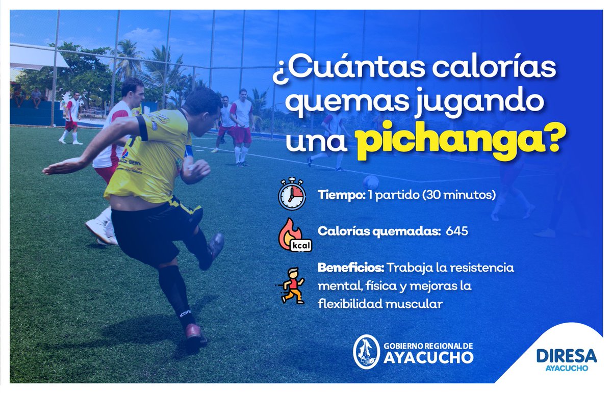 DIRESA_Ayacucho's tweet photo. ¡Tú sigue jugando, el deporte es salud! ⚽️🦵
Te recomendamos al menos 60 minutos diarios de actividad física si eres niño o adolescente, si eres adulto, realiza por lo menos 30 minutos.
Evita estar sentado durante periodos prolongados https://t.co/rziTyJBT0R