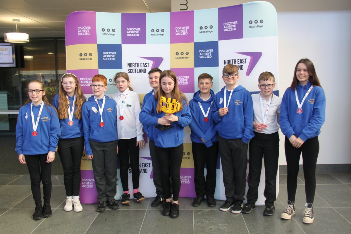 NESCollege's tweet photo. For the Robot Game, Clerkhill Primary's Bricks United. #FLLCargoConnect https://t.co/Zdlqt74HiC