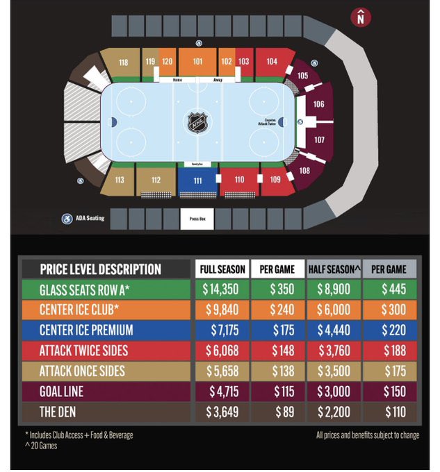 Arriba 51+ imagen arizona coyotes ticket office