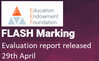 flashcurriculum's tweet photo. IMPORTANT Announcement
The EEF evaluation report into FLASH Marking will be released on 29th April
#flashmarking
#workload
@Team_English1 https://t.co/if4Lx0peTm