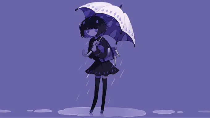 私の水葬 の絵です
(あと前担当させて頂いたわらべさんの曲の絵です 
