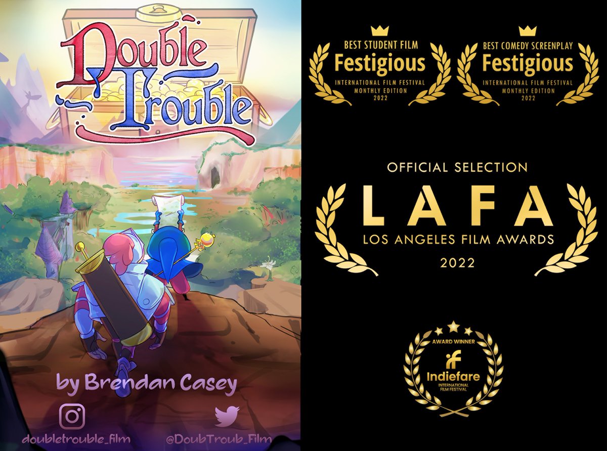 Double Trouble is an Official Selection of @lafilmawards !! It will be competing for the award of “Best Student Film!!”

#3Danimation #3DCG #3dart #shortfilm
