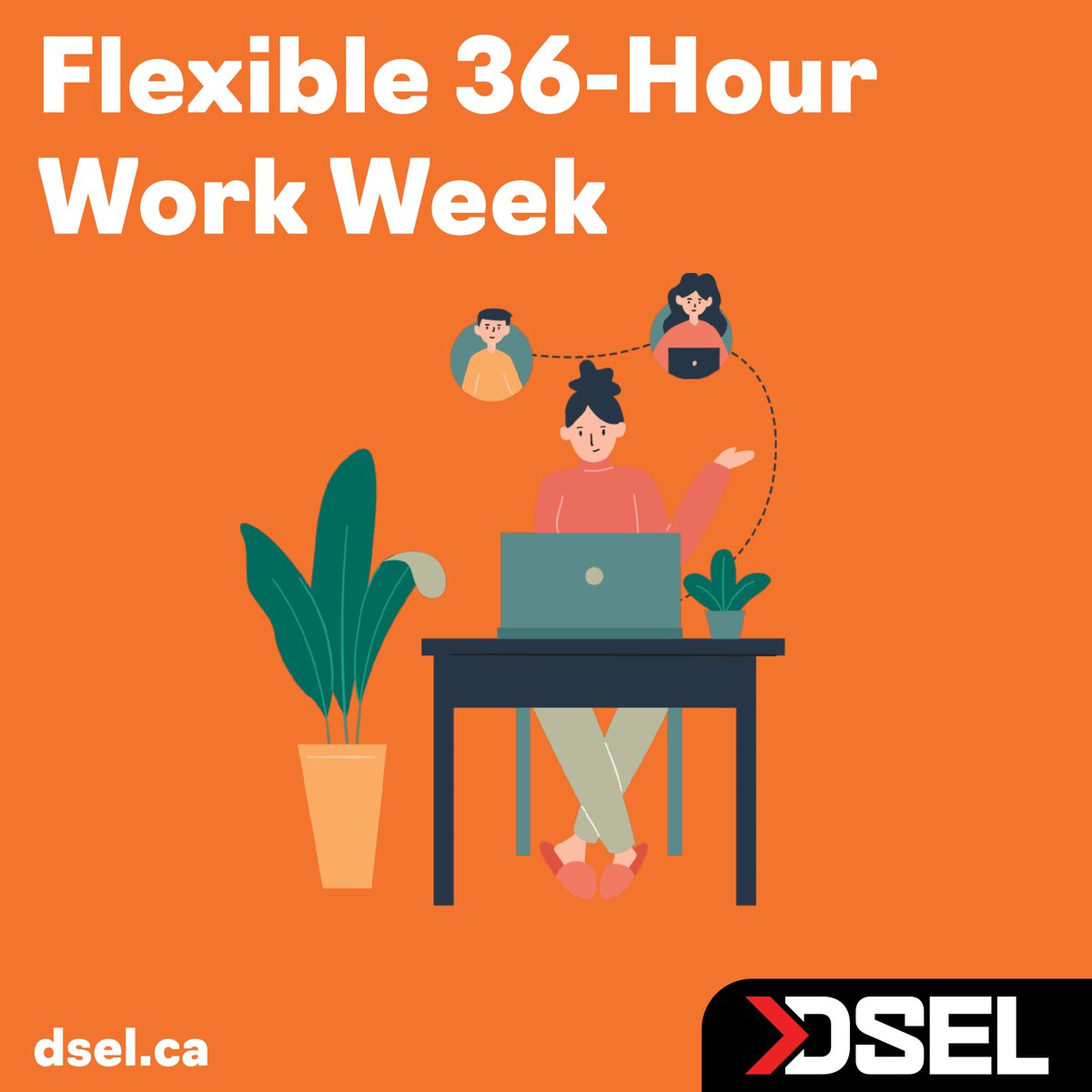 Need Monday afternoon off? Picking up the kids at 3? Not an issue with a flexible work week! Learn more at dsel.ca/careers