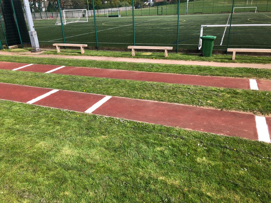 The Rugby Posts 🏈 are down and work has begun on preparing the grounds ready for Athletics Season 🏃‍♂️🏃‍♀️🥇 <a href="/MrCurnowCHS/">Mr Curnow</a> <a href="/officialCHS/">CHS</a> <a href="/PEatCardiffHigh/">CHS PE Department 🔴⚫️</a>