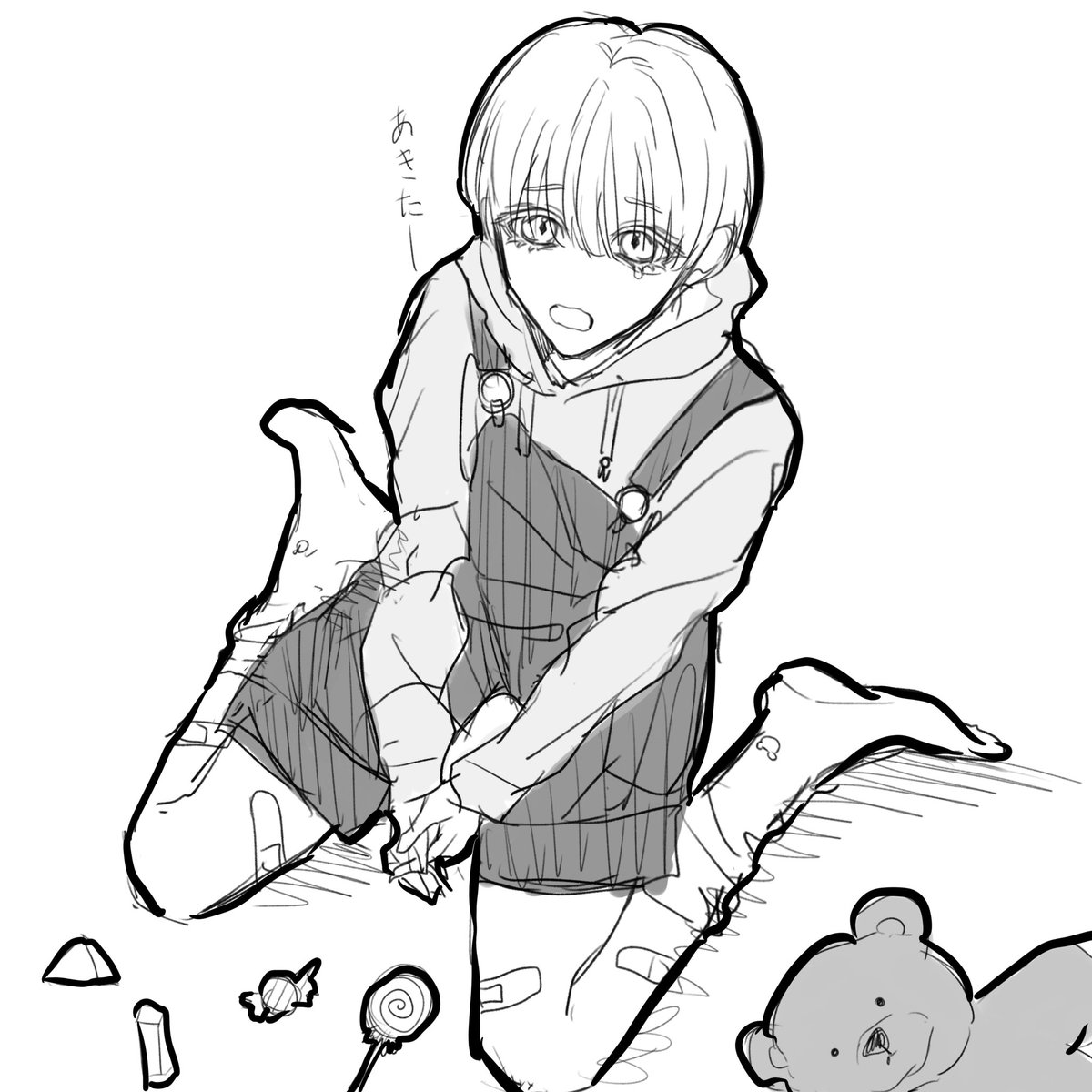 うちの子落書き 