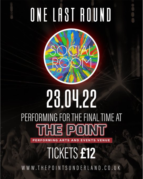 I can't bear to be tangled in your tantrums tonight you see 🎶

<a href="/SocialRoomband/">Social Room</a> - Let's Talk. 

Last ever show on Saturday. Go and see them if you can, they will blow you away.