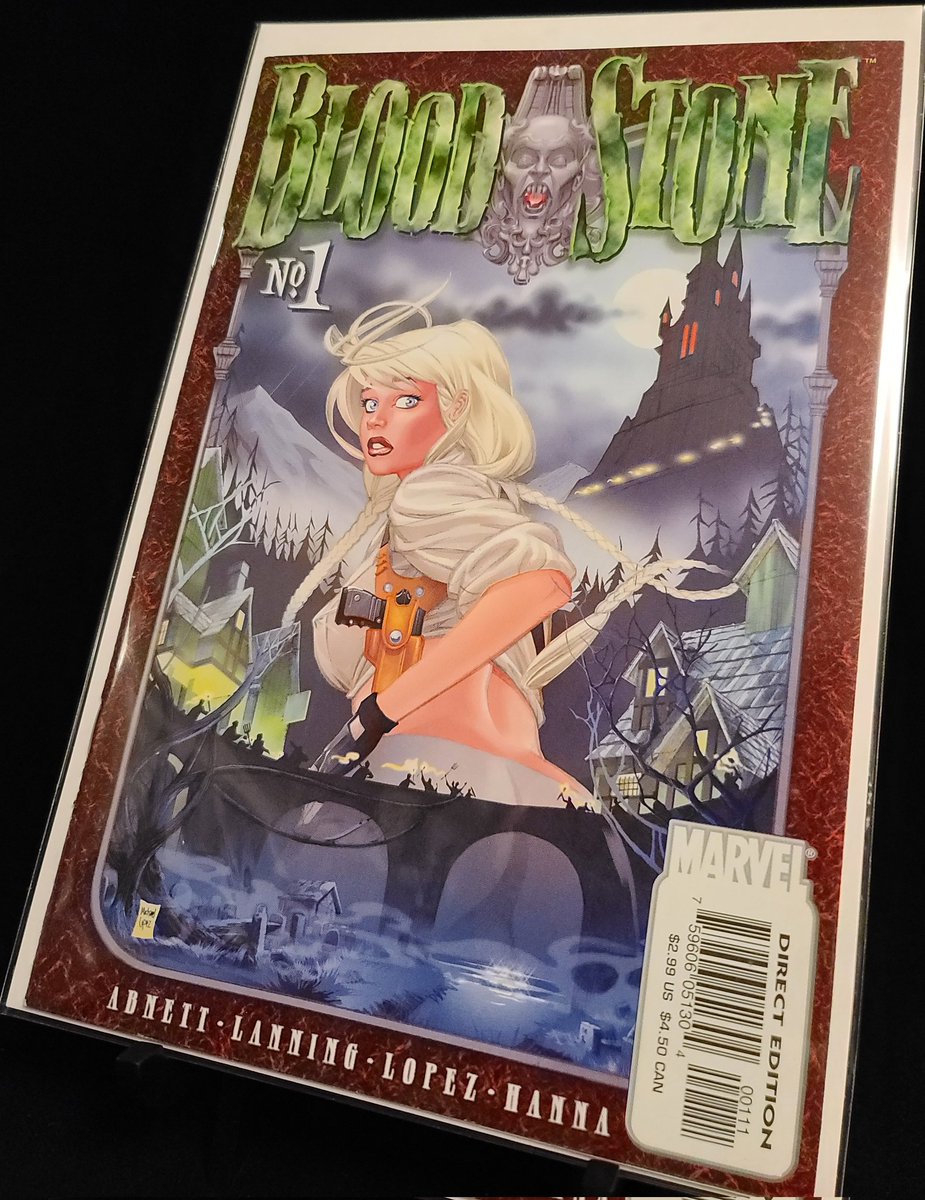 1stApp's tweet photo. @MCU_Direct And just like that, and already hard-to-find comic becomes damn near impossible to find!

Bloodstone #1, the 1st Appearance of Elsa Bloodstone. #1stApp https://t.co/3Ym1zEQr5Q