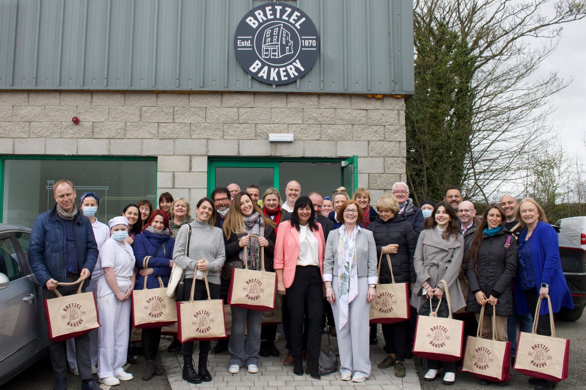 BretzelBakery's tweet photo. Bretzel Bakery, with @kwetbtraining, was delighted to welcome a delegation to our bakery in Kilcullen earlier this month to see our Artisan Bakery Traineeship in action! 

The visit was a transnational Partner visit under #EDUWORKNET, 24 partners, hosted  City of Dublin ETB https://t.co/WrLKNhuLL8