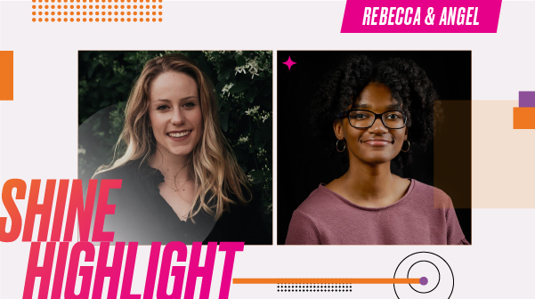 Rebecca and Angel make another all-star mentoring pair for #AIGADCShine. Rebecca is a Senior Product Designer at Storyblocks. Angel is a Product Designer at O/M Studio. Angel joined SHINE looking to level-up her motion design skills and they have an amazing project in the works!