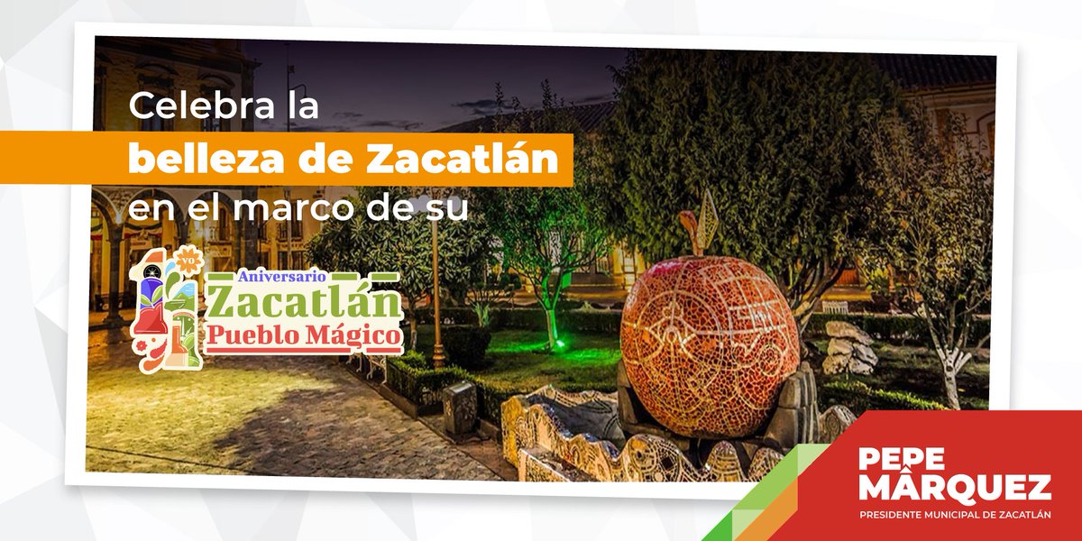 pepemarquezm's tweet photo. Ven a #Zacatlán de las Manzanas y celebra con nosotros su 11° aniversario como Pueblo Mágico. https://t.co/4TQHGSvrW1