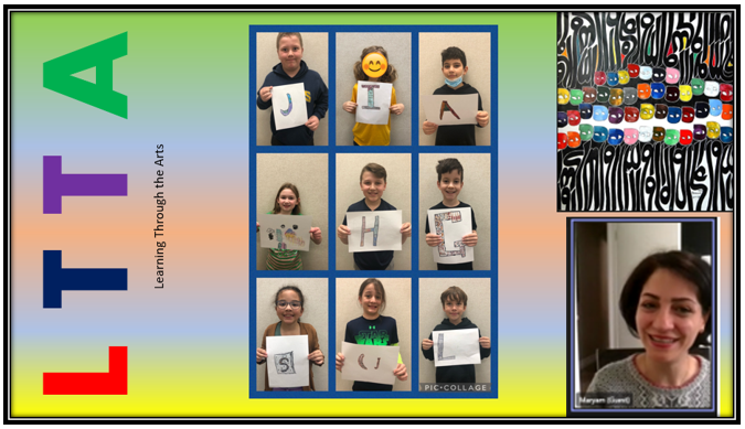 JackMinerJags's tweet photo. Thank you to artist Maryam for four sessions of #artscanteach! Our RISE students enjoyed the connections between art and math!  Shapes are all around us, even in our letters!  @ClaraHowitt @huggard_michael https://t.co/MzwoaHCuAp