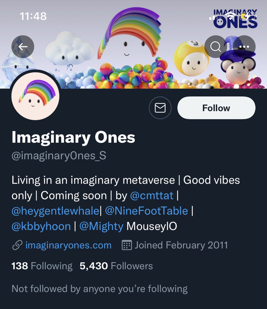 ssmenoooo's tweet photo. Please stay safe #ions Now more scam accounts and WL giveaways will appear on Twitter. Please don’t Fomo into mistakes. #NFTCommunity #ionsfollowions #ionssupportions 

Spotted this scam account today @Imaginary_Ones @kbbyhoon @heygentlewhale https://t.co/R2GvM9zwzS