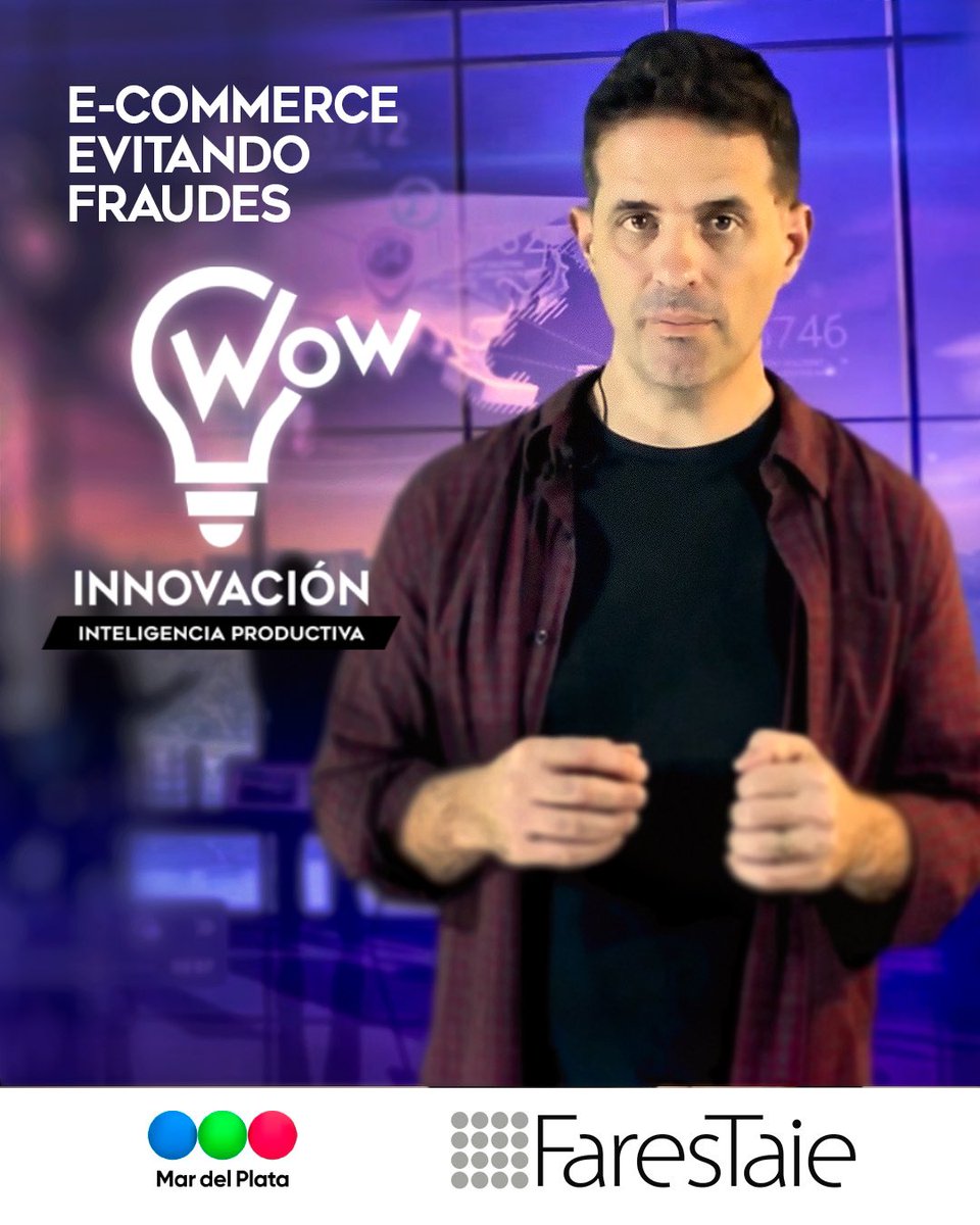 🙌🏻 Te adelantamos al emprendedor de hoy.

Diego creo una herramienta que nos ayuda a prevenir estafas cuando hacemos una compra electrónica 

🤩Hoy 21 horas por @telefemardelplata y luego por nuestro canal de YouTube.

#wowinnovación #emprendedoresargentinos