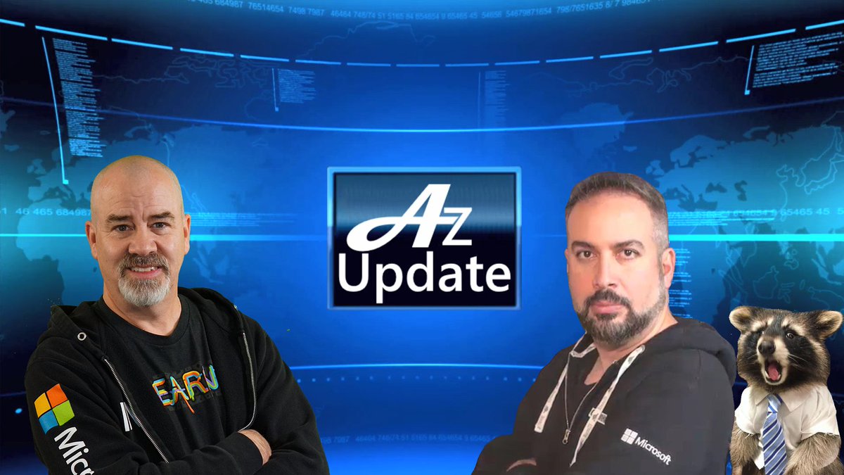 wiredcanuck's tweet photo. This week's episode of AZ Update is shaping up! An old friend returns for a visit while we review news from the mothership.

Join us!

https://t.co/rgNg02Xze9

#AzOps #Azupdate https://t.co/KtFci1swkk