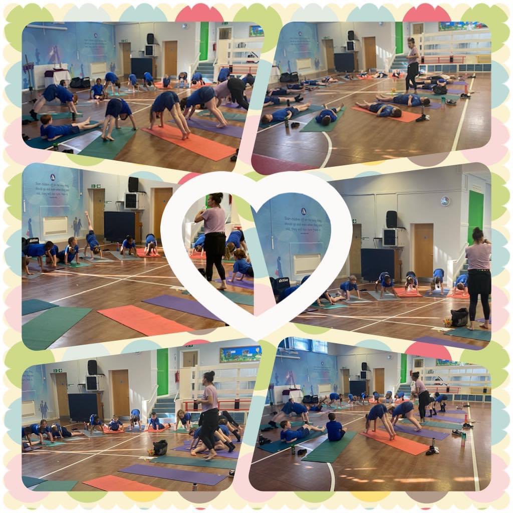 library_holy's tweet photo. What better way to the end the day! Fun yoga poses, mindfulness breathing/relaxation and games. Thank you Liane π§πΌ #yokids @holyfamteaching @lancrcedserv @BarrowCouncil #yoga https://t.co/d5QpdhuiR8