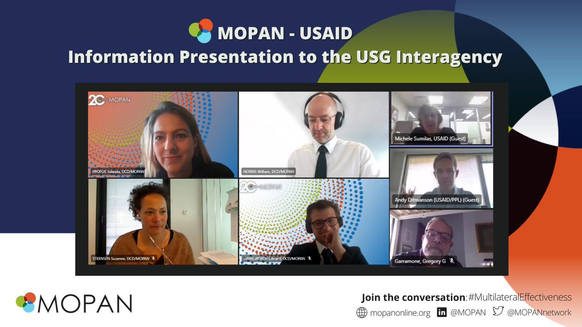SuzSteensen's tweet photo. Thank you @USAIDPolicy for convening a great US Interagency discussion on MOPAN’s role in the multilateral system. I look forward to our continued collaboration towards #multilateraleffectiveness. https://t.co/ijbnNMKJHk