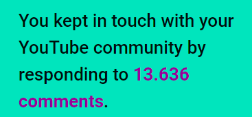 woid_servus's tweet photo. @YTCreatorsDE Habe die E-Mail nochmal gefunden. Muss korrigieren: In 2020 waren es fast 14.000 Kommentare. War damals total irritiert, wie das passieren konnte. :D Es war wichtig für die Community. Hat aber auch an den Kräften gezehrt. https://t.co/mxCQ87kuAF
