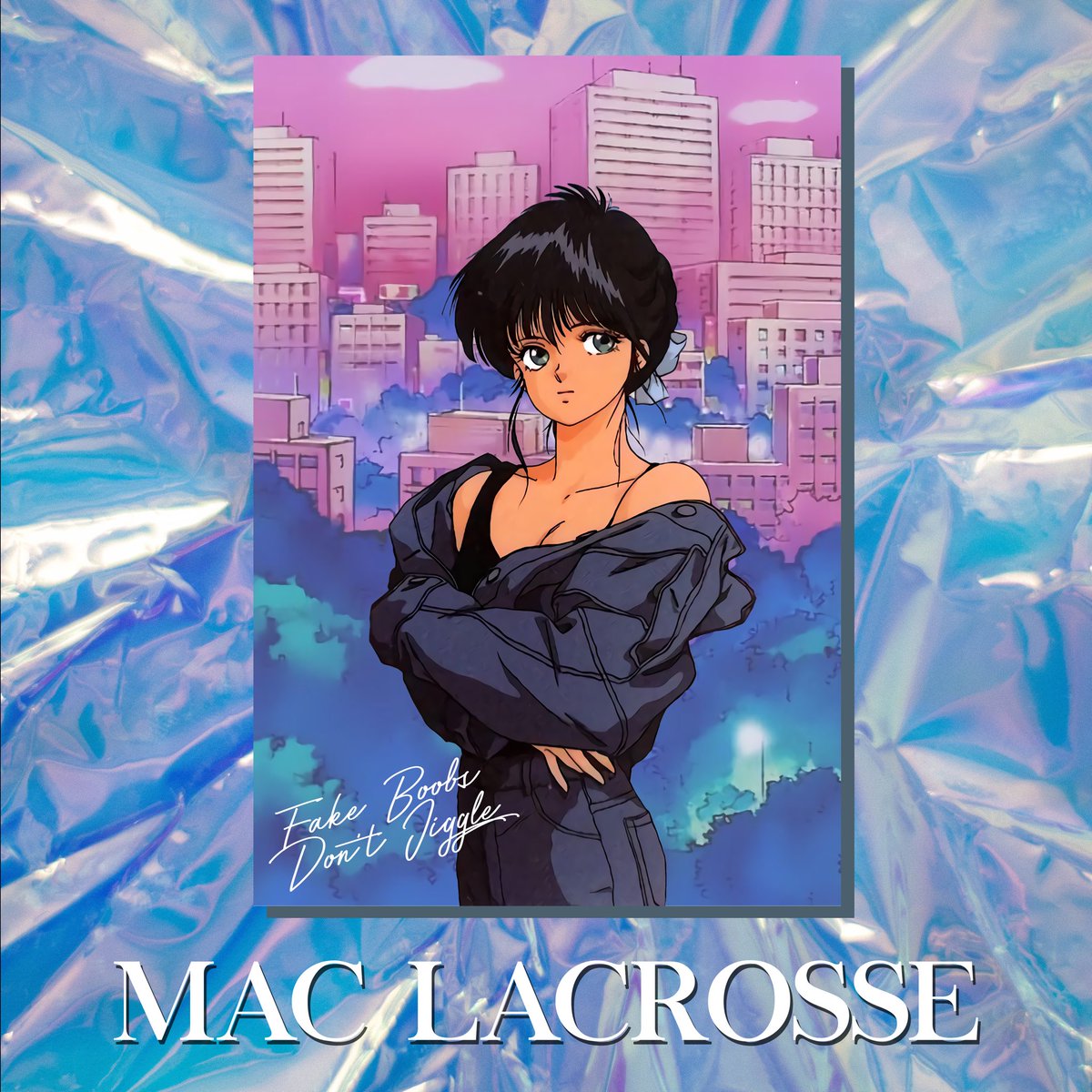 mac_lacrosse's tweet photo. It’s time to reveal the artwork and title of my brand new album that launches April 29th…
‘Fake Boobs Don’t Jiggle’ 💃
Keep your eyes peeled for more info very soon!
#fbdj #vaporwave https://t.co/3paEnLllDG