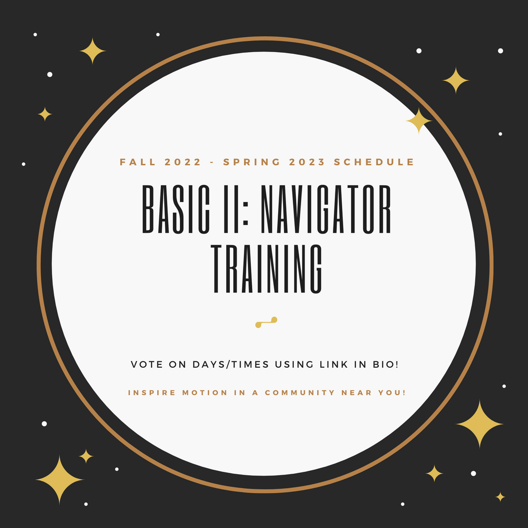 magicofmotion's tweet photo. Interested in becoming an Inspire Motion host but couldn't make it to our last course? No worries! As we finalize our schedule for 2022-2023, we're asking you what day/time and season works best.

Help us pick a course schedule inclusive of our future hosts needs! We can't wait t https://t.co/vf6eParwds