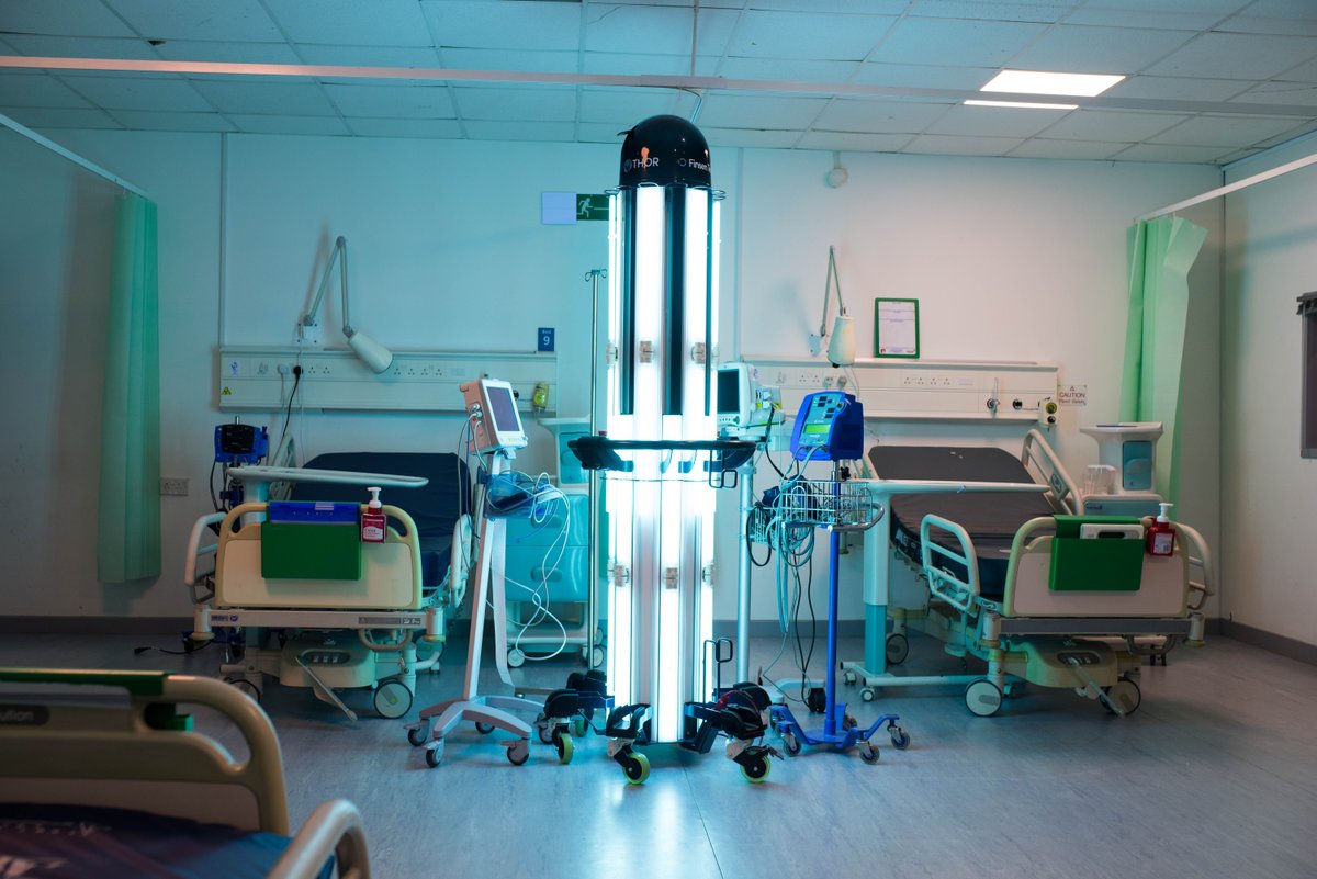 Not only does THOR UVC® disinfect the room but it also disinfects all of the contents. Equipment can be positioned to ensure that it is thoroughly cleaned at the same time as the room in order to maximise efficiency. #uvc #uvclight #infectioncontrol #healthcare #hospital #ipc