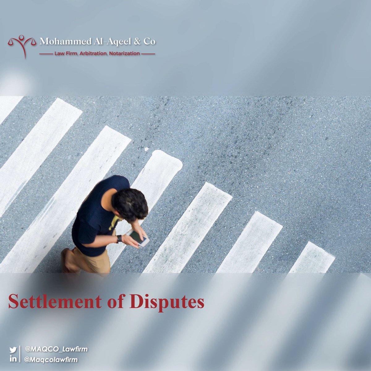 MACo_Lawfirm's tweet photo. Our way for Settlement of Disputes
 https://t.co/dY8YiFDt6P Read more...
#mohammed_alaqeel_co https://t.co/iDKhEusGpf